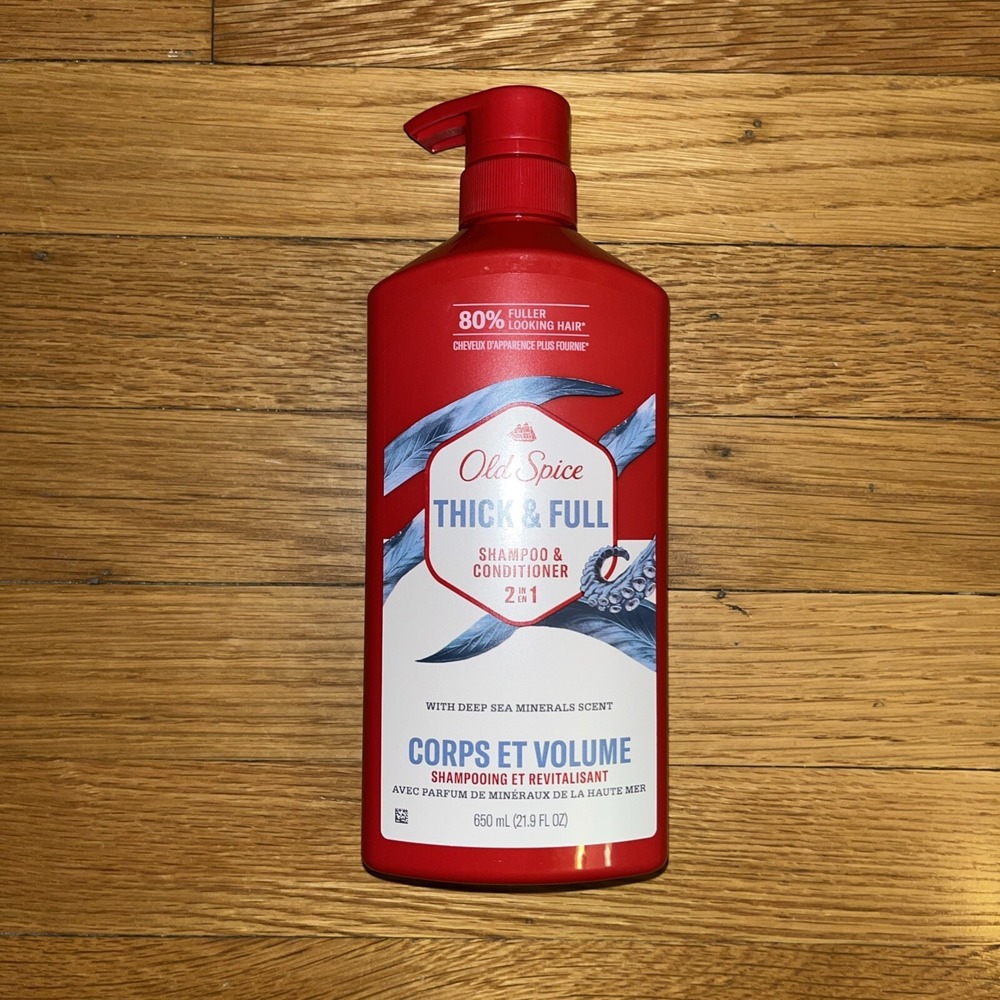 Old Spice Thick & Full‎ Deep Sea Minerals 2in1 Shampoo Conditioner 21.9oz